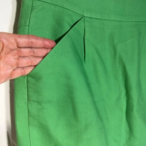 J. Crew Vibrant Green Pencil Skirt - Picture 4 of 14